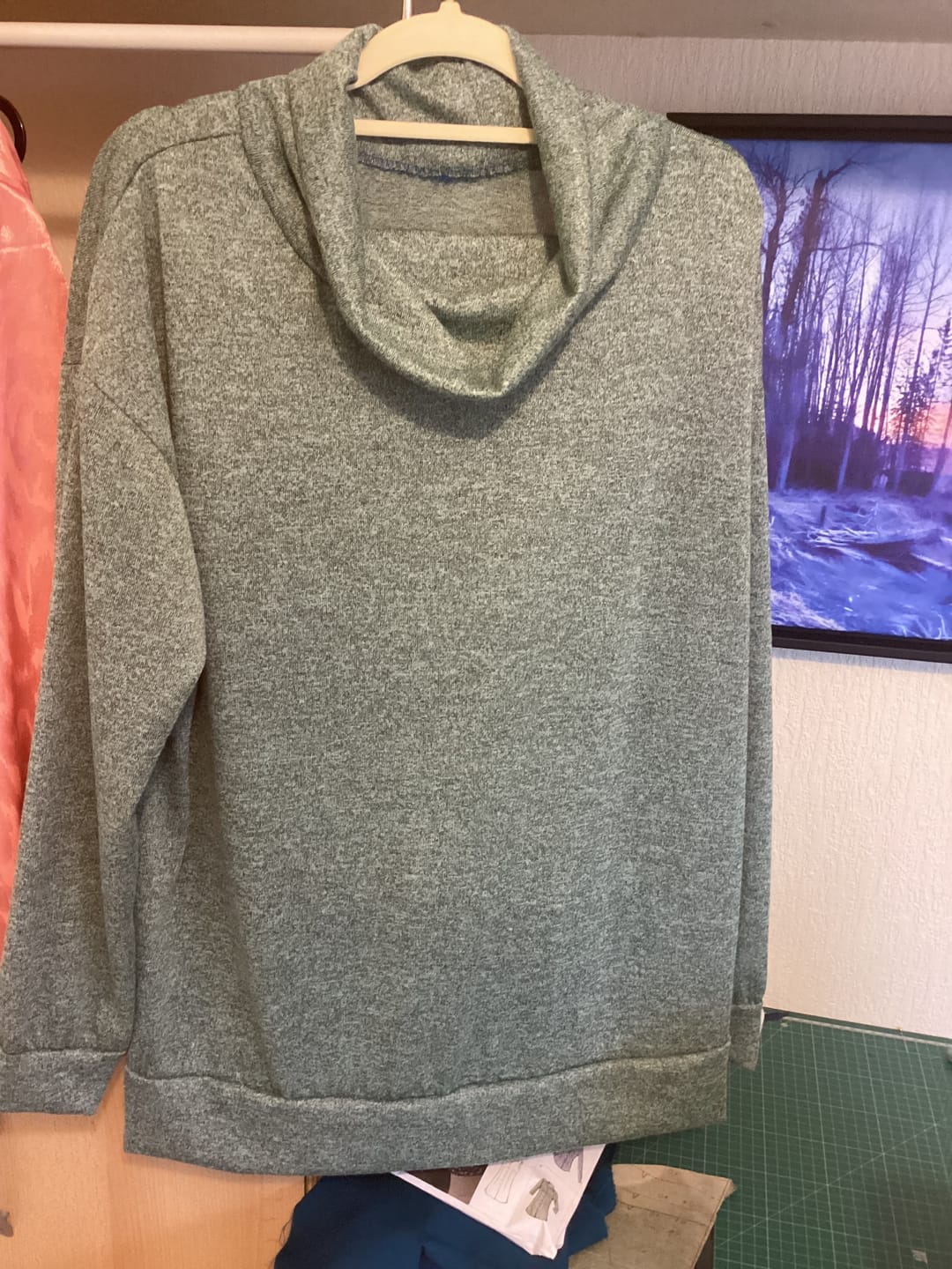 Customer photo review of Melange Knit Fabric