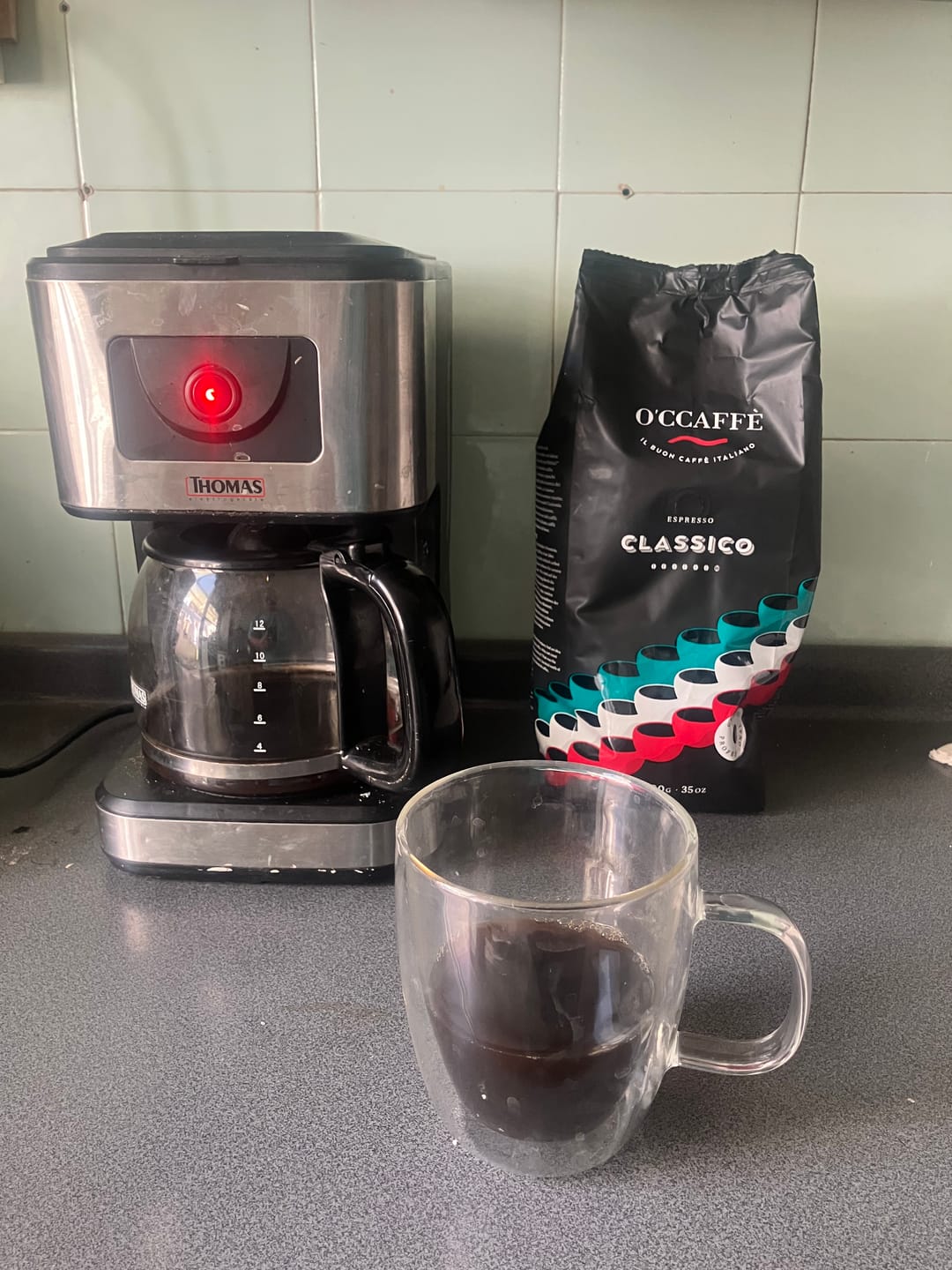 Customer photo review of Occaffe Grano Espresso Classico Professional 1kg