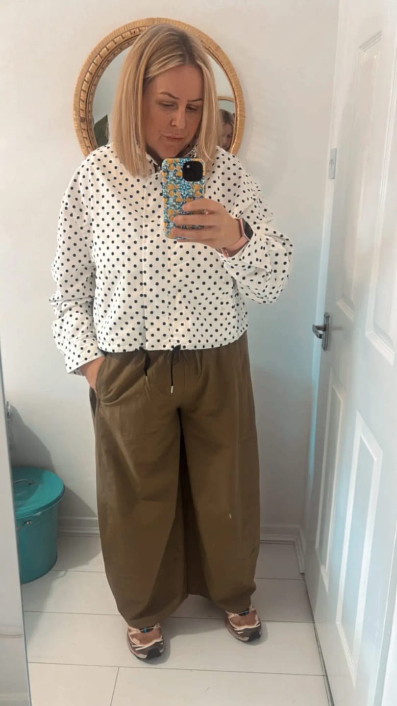 Customer photo review of Hermine Polka Dot Jacket