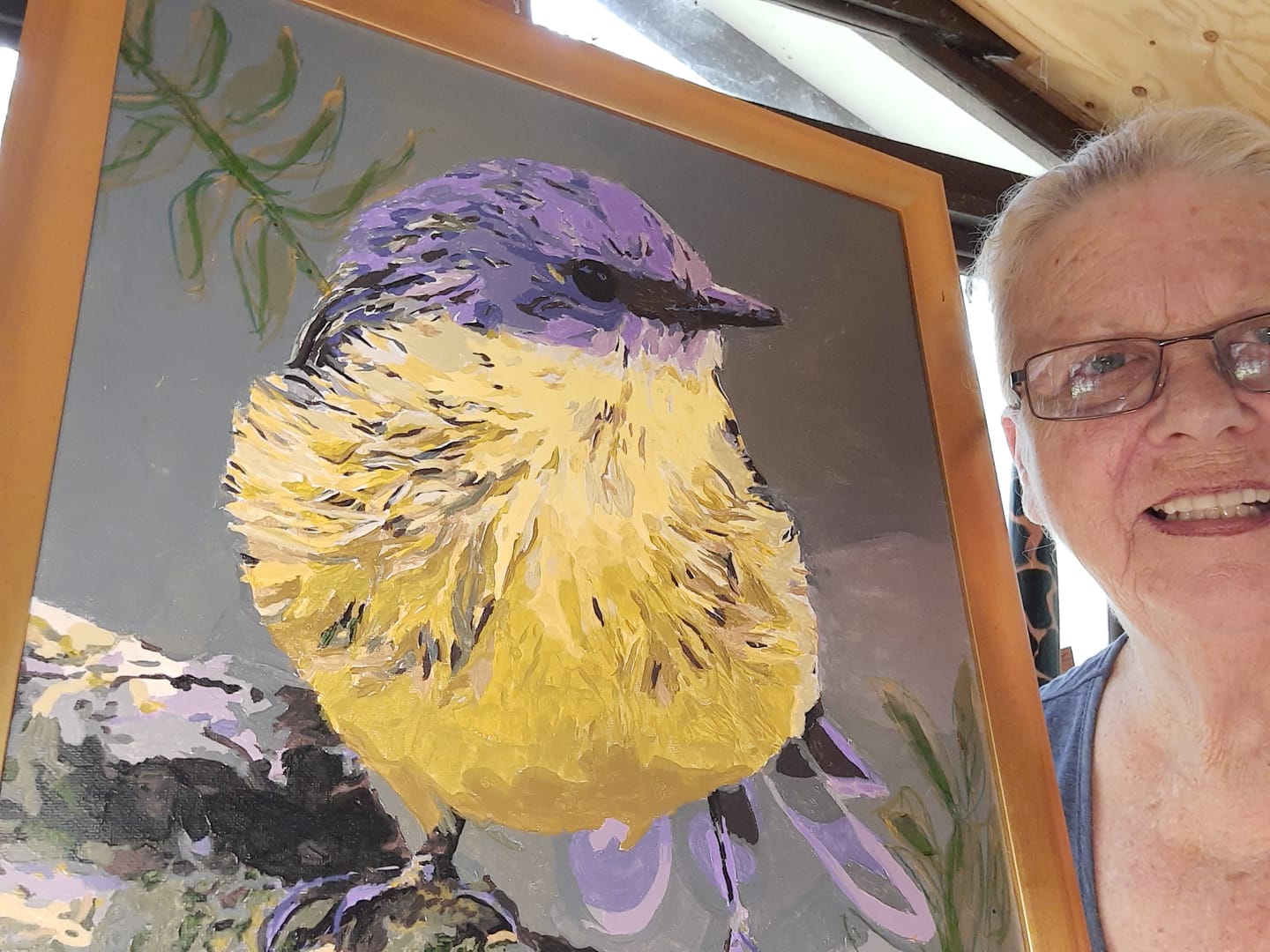 Customer photo review of Custom Paint by Number Kit
