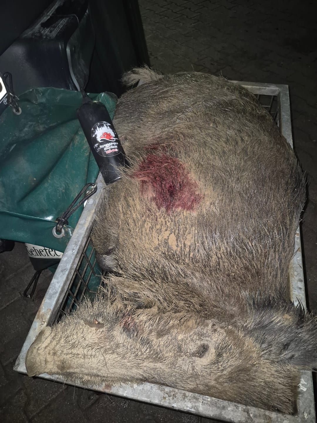 Customer photo review of Teer-Plus Wildlockmittel - Schwarzwild