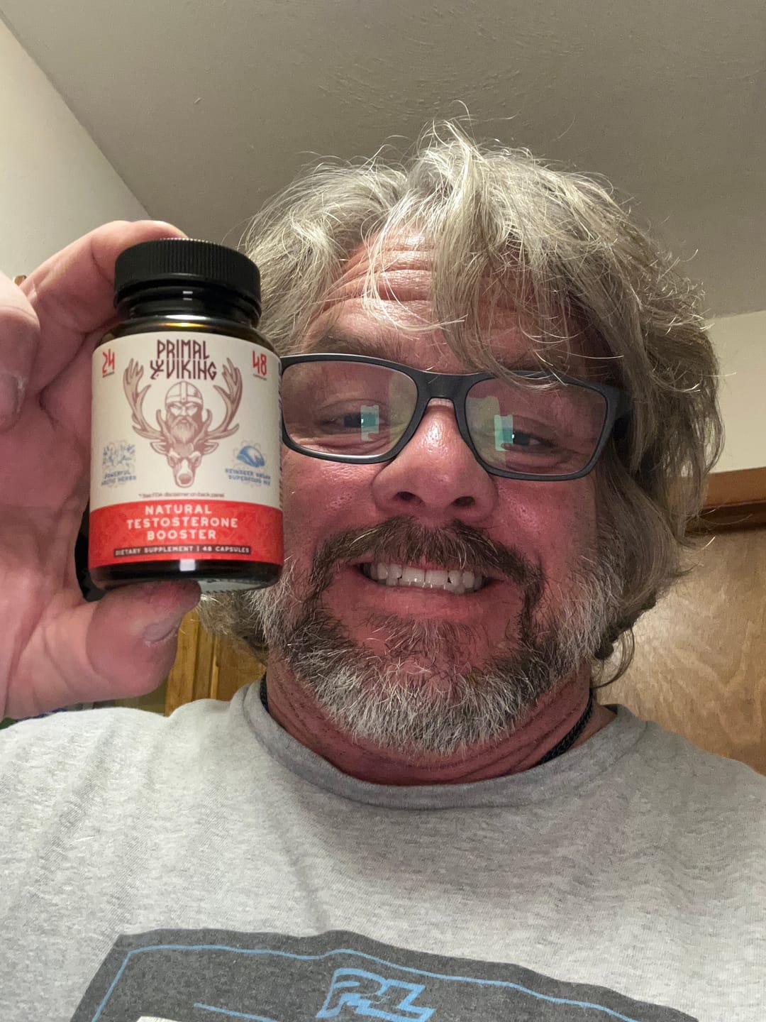 Customer photo review of Primal Reindeer Testosterone Support