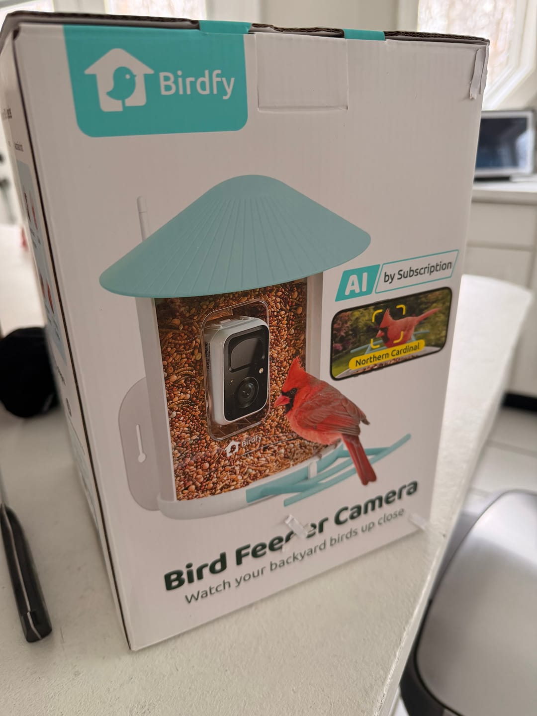 Customer photo review of Birdfy Feeder - AI-Powered Smart Bird Feeder with Camera