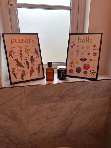 Customer photo review of Peckers Art Print - A4