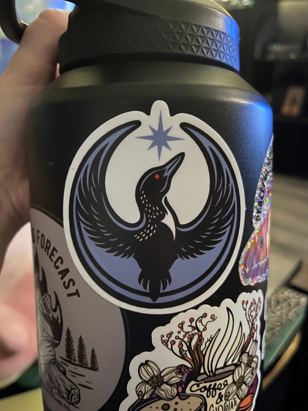 Customer photo review of Rebel Loon Sticker