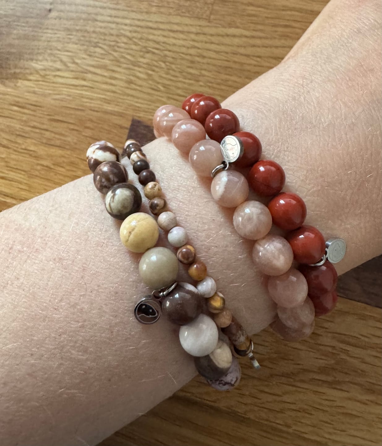 Customer photo review of Red Jasper Bracelet