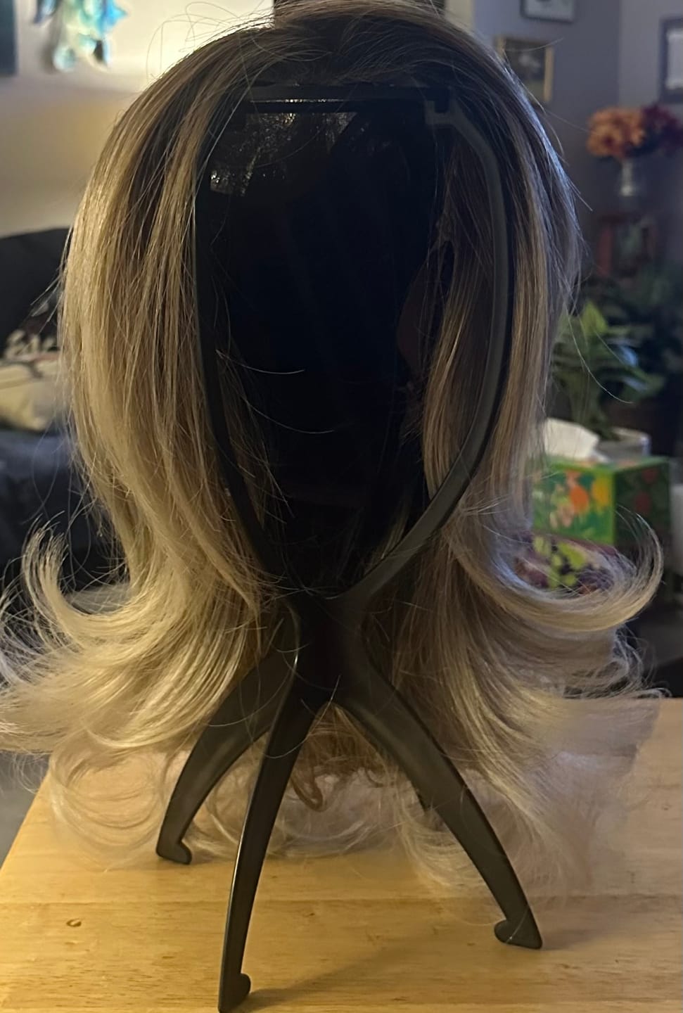 Customer photo review of WIG DRYING STAND