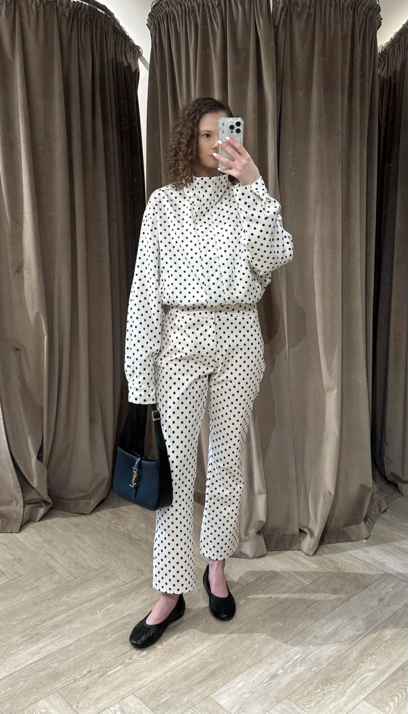 Customer photo review of Hermine Polka Dot Jacket