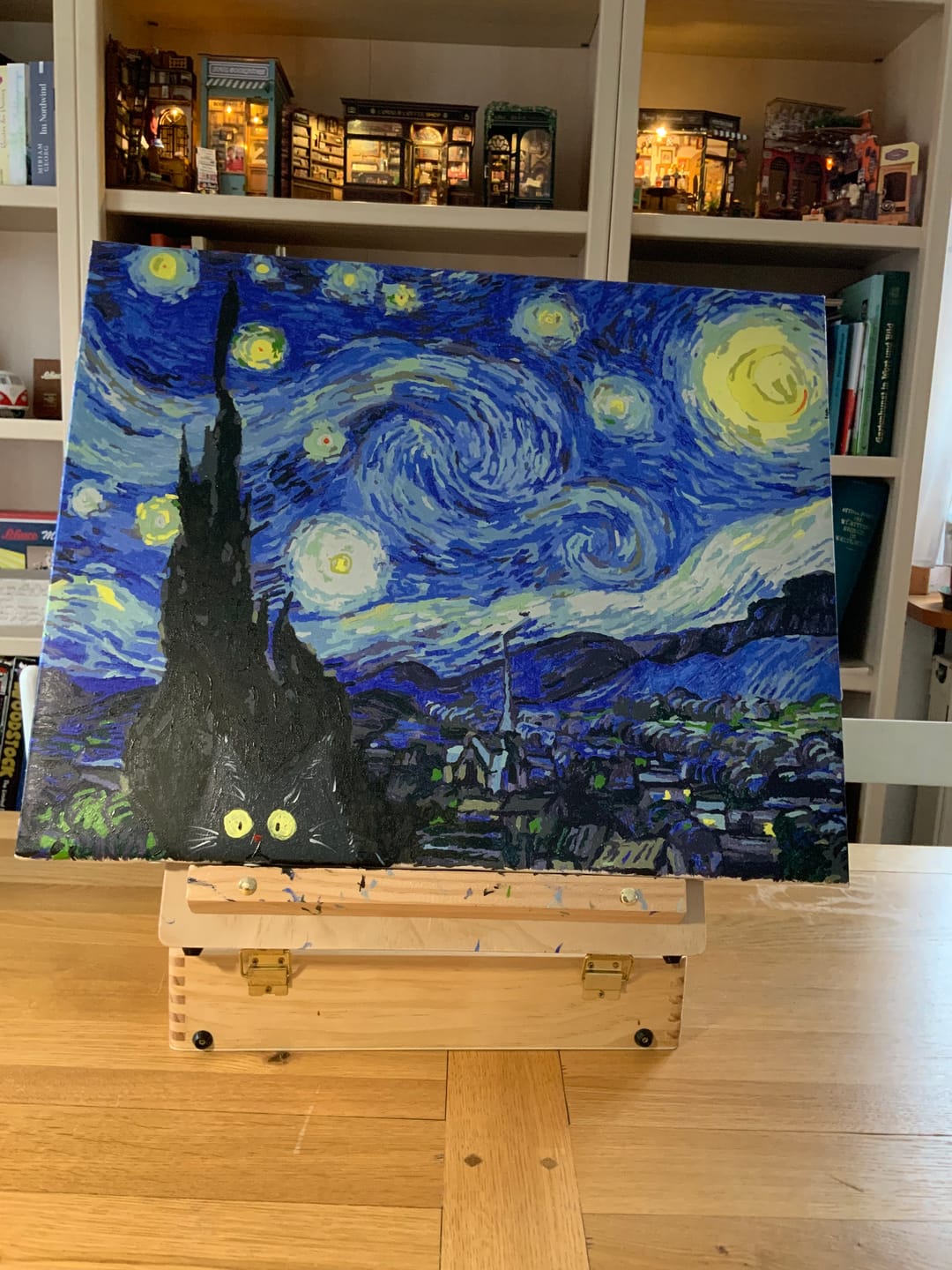 Customer photo review of Malen nach Zahlen - Sternennacht (The Starry Night) - Van Gogh