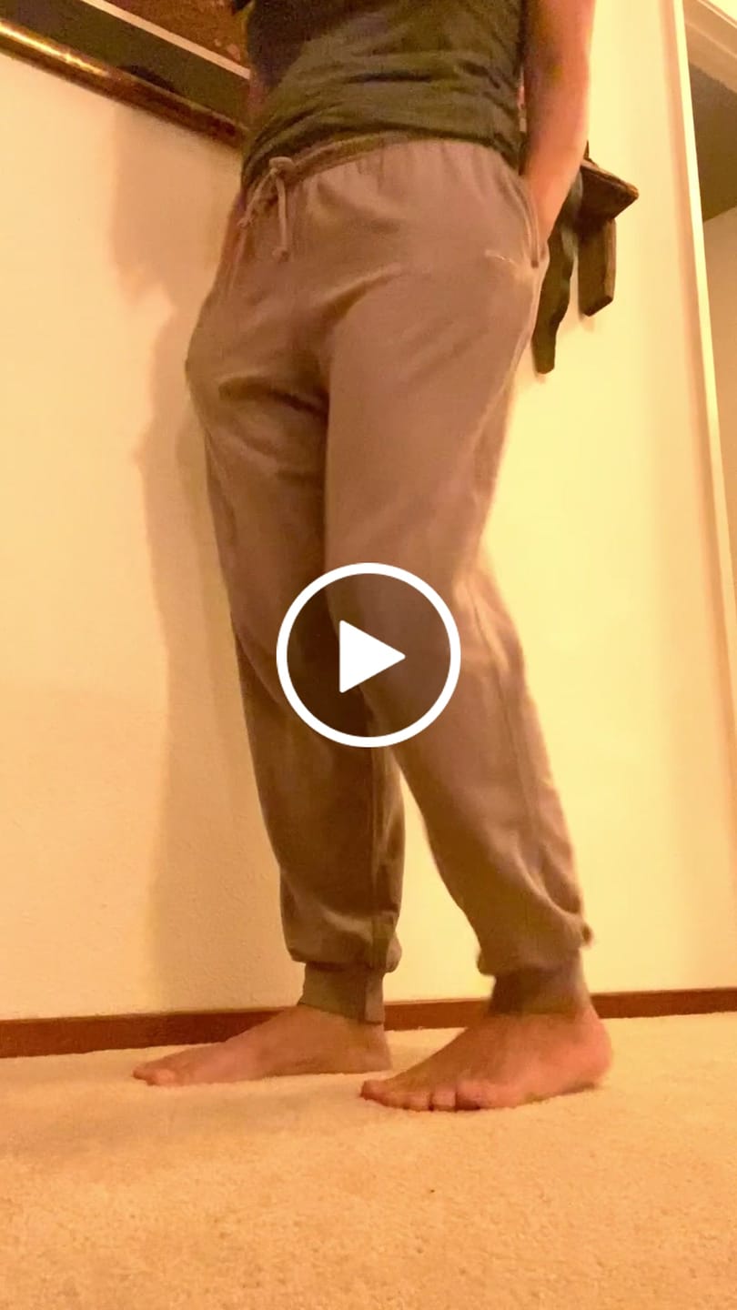 Customer video review of EcoLuxe Performance Joggers
