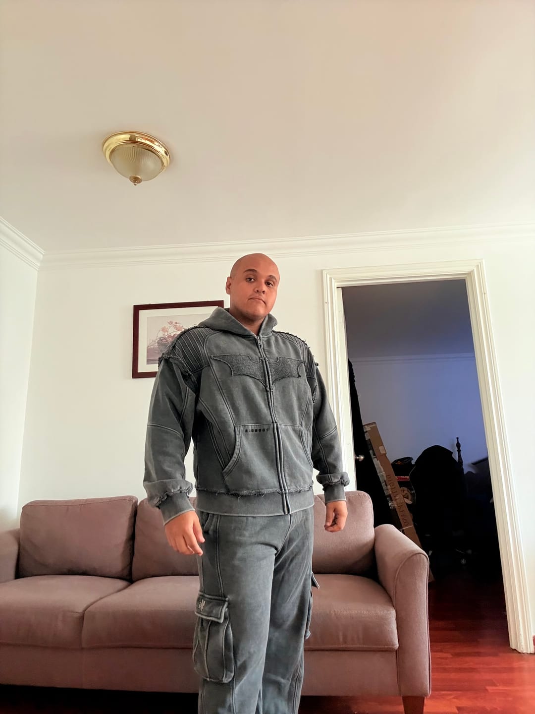 Customer photo review of 2131 - Batman Armored Sweats