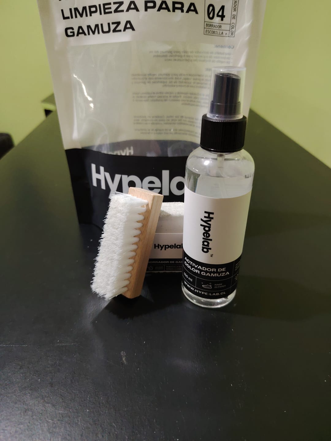 Customer photo review of Kit de limpieza para zapatillas de Gamuza