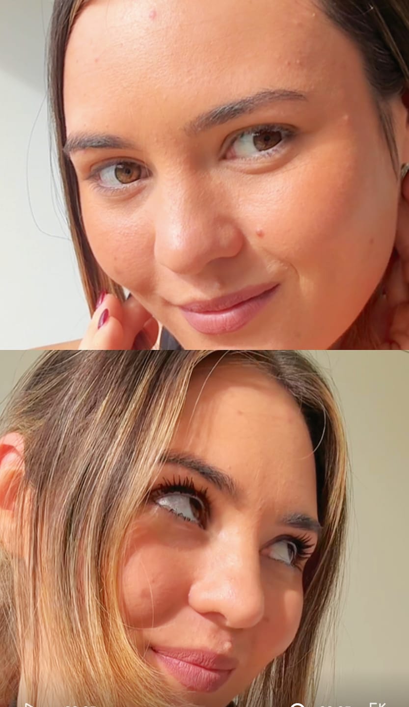 Customer photo review of Lash Growth Serum Infused Tubing Mascara – Giali Beauty