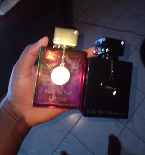Customer photo review of Armaf Club de Nuit Untold and Club de Nuit Intense Men Eau De Parfum Bundle (3.6 oz each)
