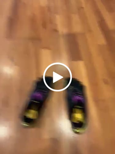 Customer video review of V-RUN Womens Black Yellow Purple