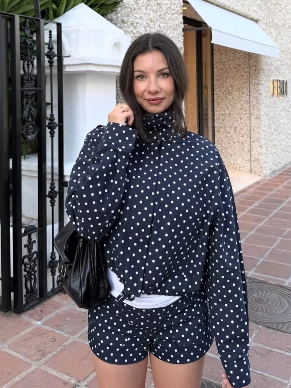 Customer photo review of Hermine Polka Dot Jacket