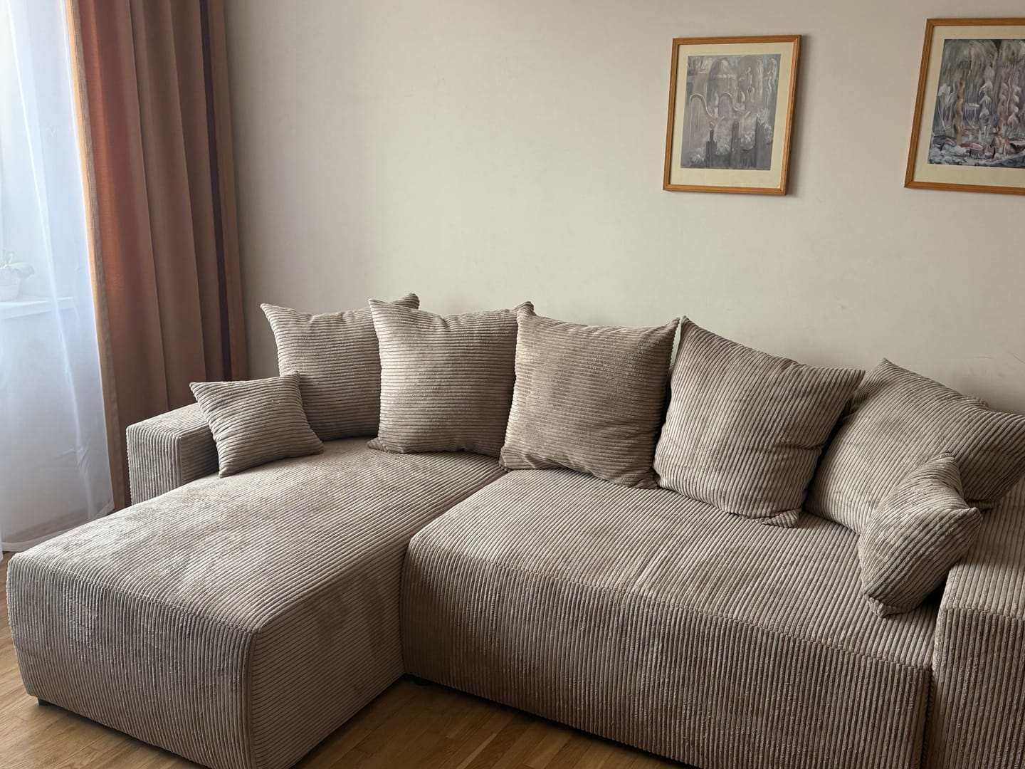 Customer photo review of Kampas “Plush” Cappuccino