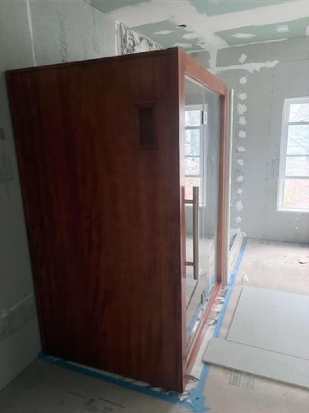 Customer photo review of SAUNAONES® 2 Person Traditional Steam Sauna Modern Relax 1-in stock(Delivered in 20-25 days.)