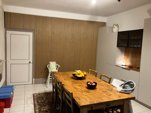 Customer photo review of Panneau acoustique en bois | Chêne Rustique | De première qualité