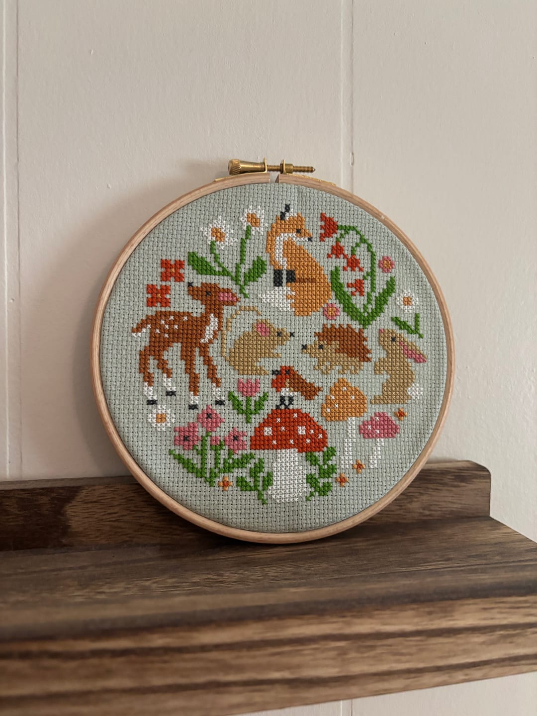 Customer photo review of Woodland Whimsies - Cross Stitch Kit