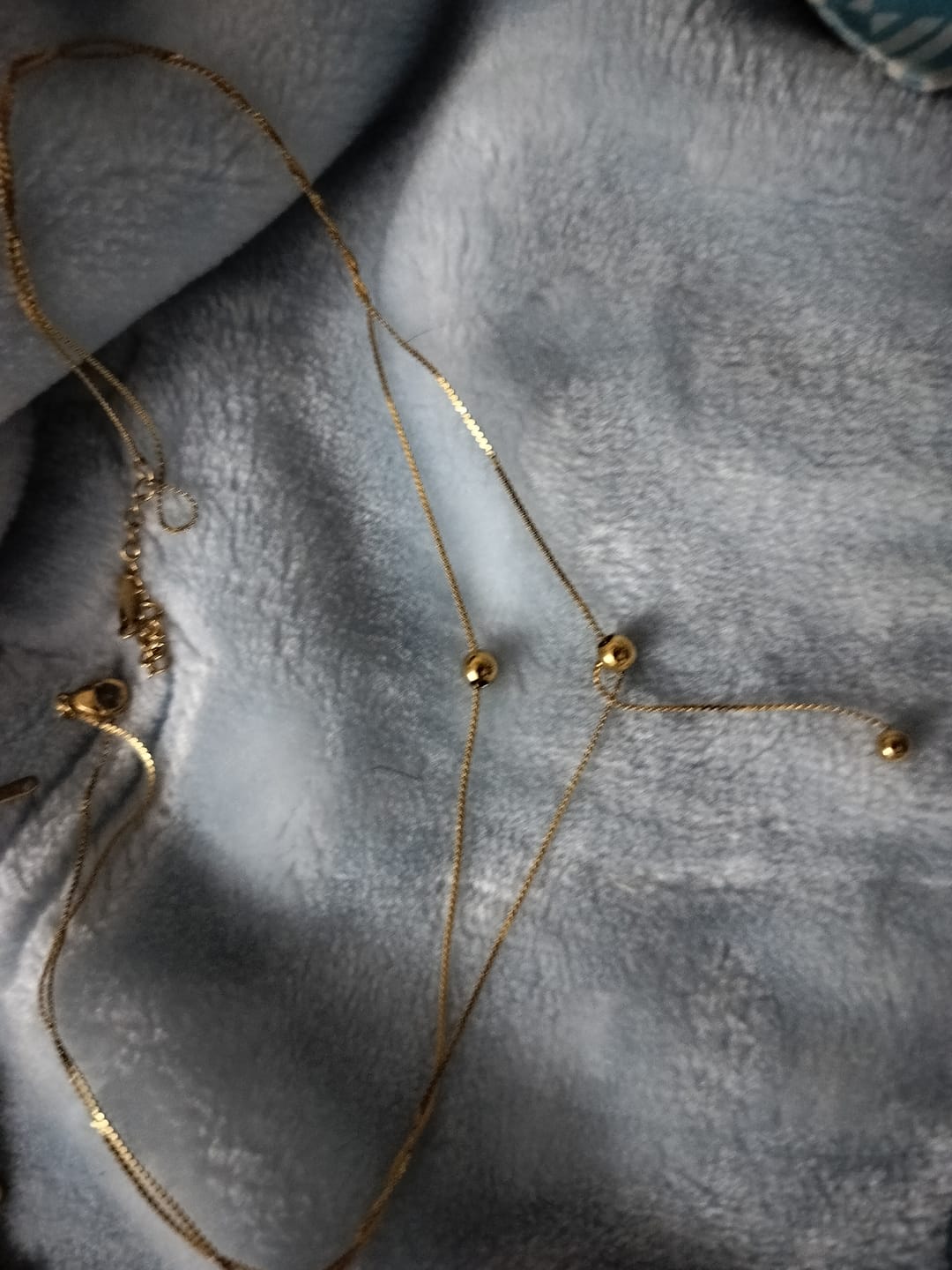 Customer photo review of Drop Bead Necklace
