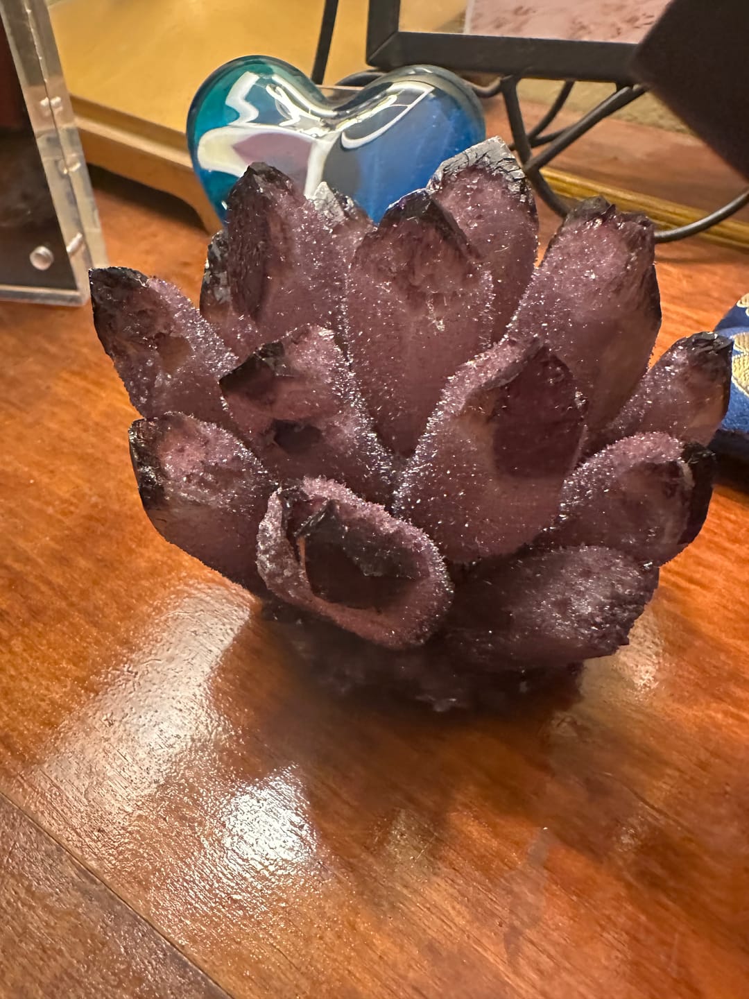 Customer photo review of Exotic Amethyst Phantom Cluster