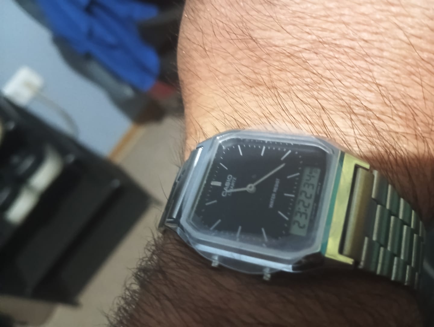 Customer photo review of Reloj Casio Vintage AQ-230A-1DMQ Dial Negro
