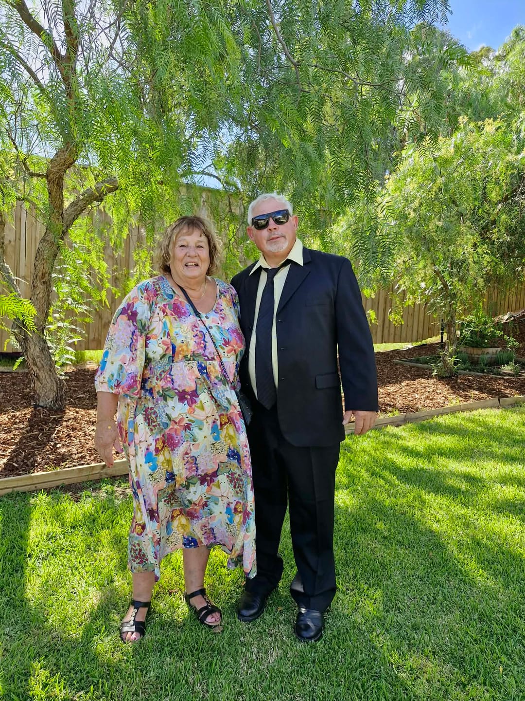 Customer photo review of Simona Midi Dress in Pink Multi
