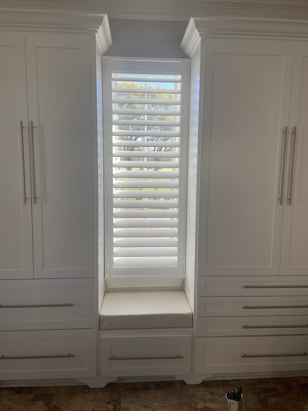 Customer photo review of Economy Polyresin Plantation Shutter