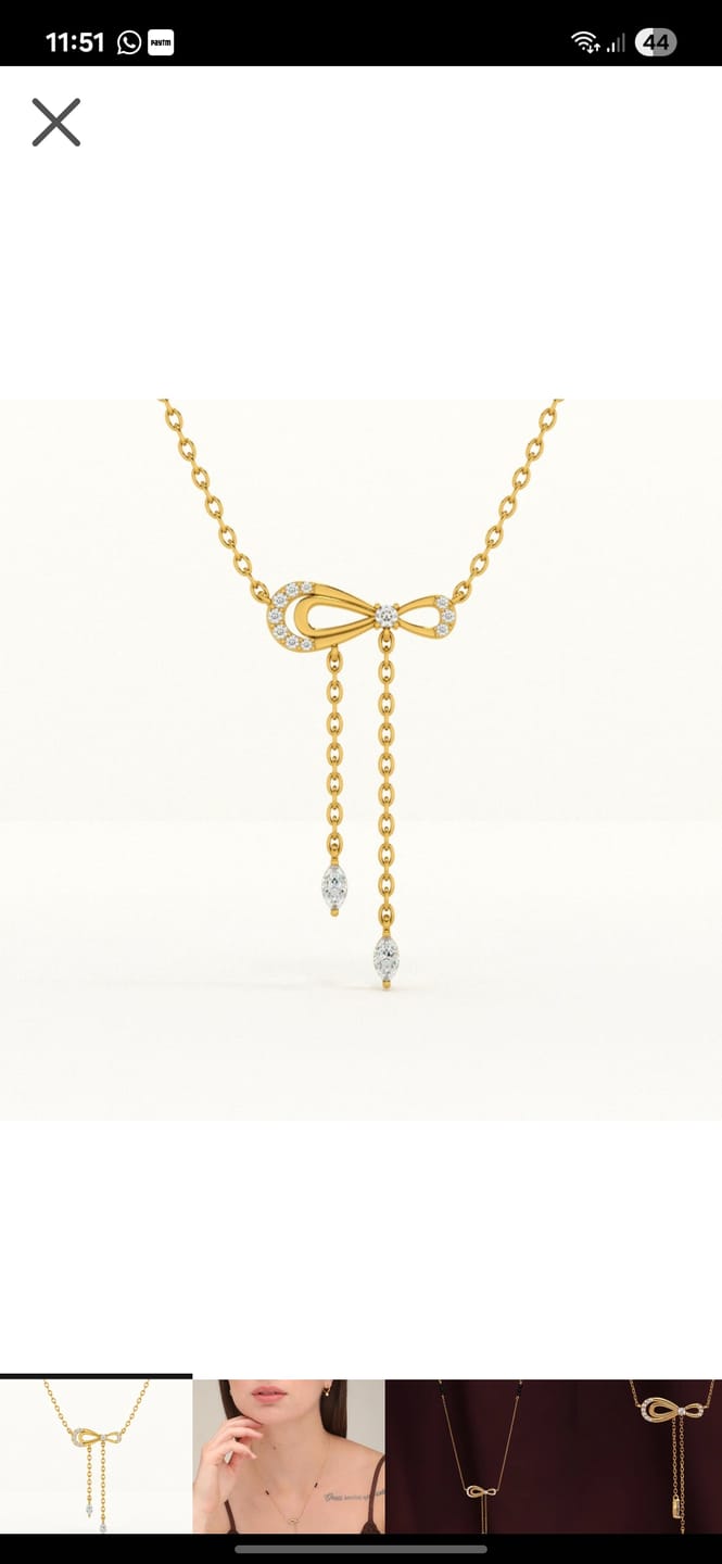 Customer photo review of Bhavani Diamond Mangalsutra