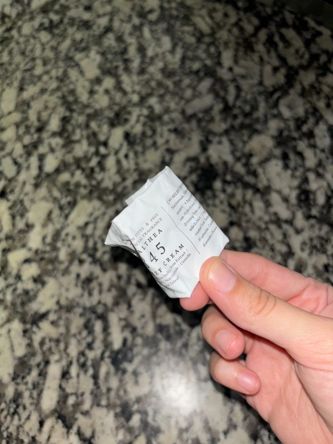 Customer photo review of 345 Relief Cream