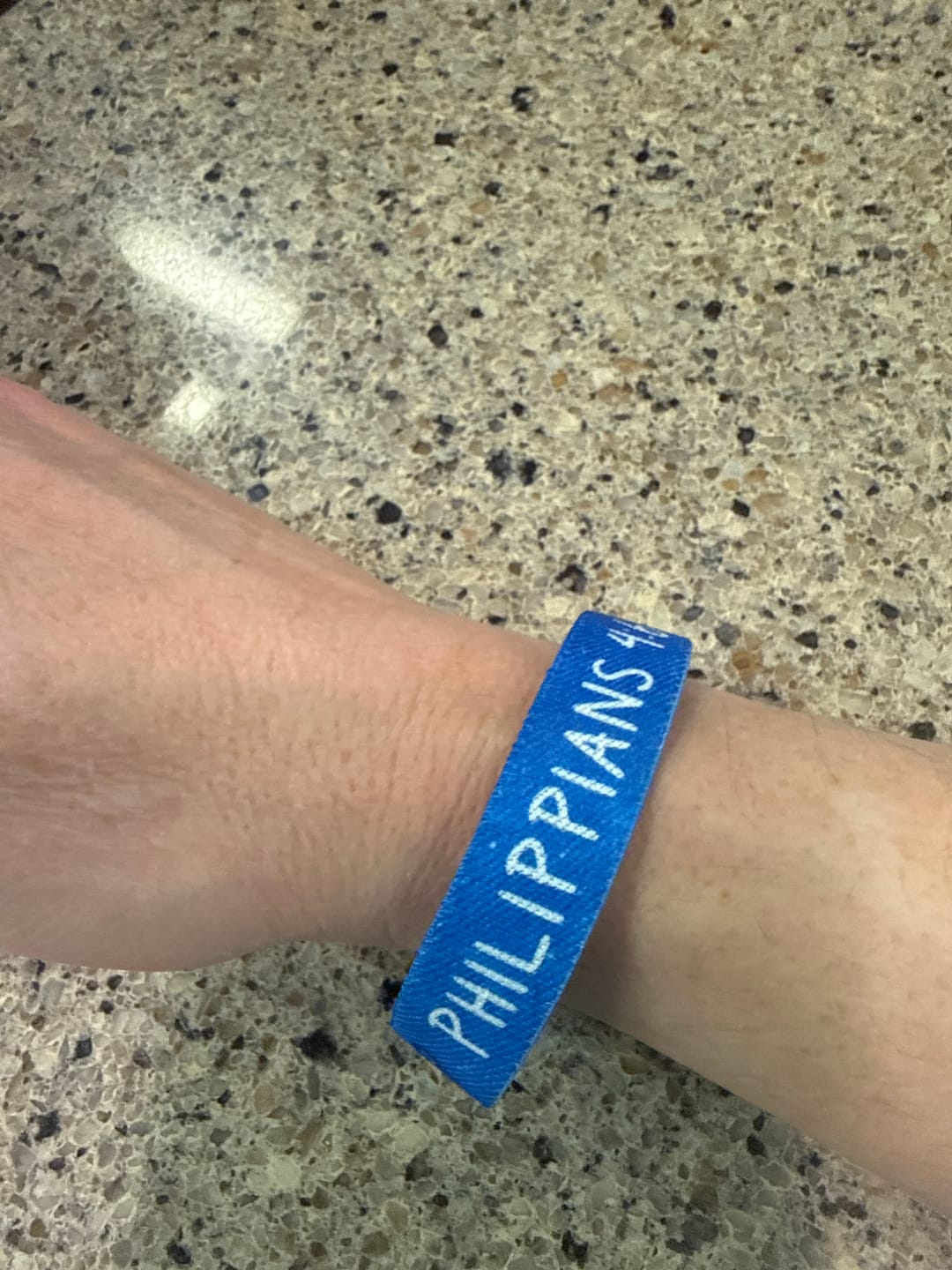 Customer photo review of THE PRAYER WRISTBAND