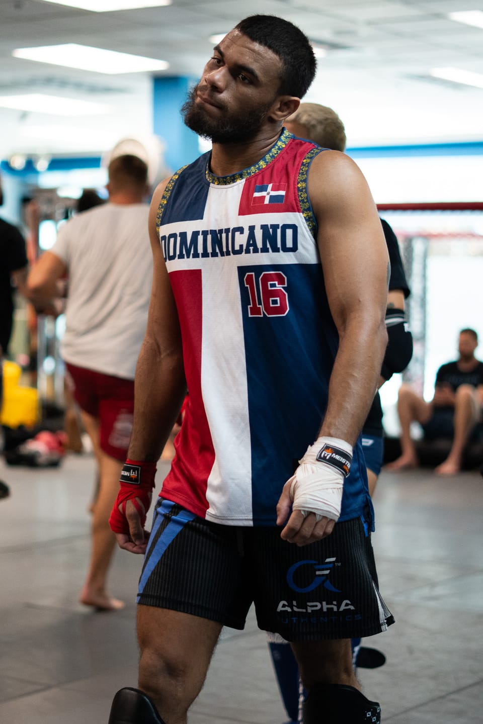 Customer photo review of Dominican Republic Heritage Custom Basketball Jersey
