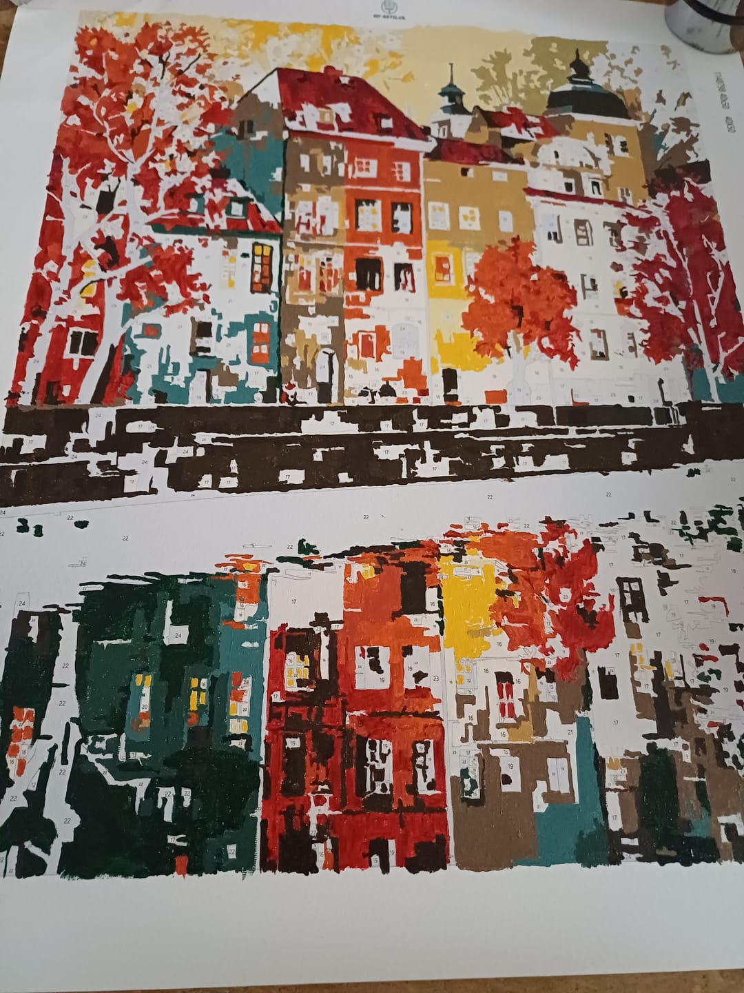 Customer photo review of Prague | Paint by Number