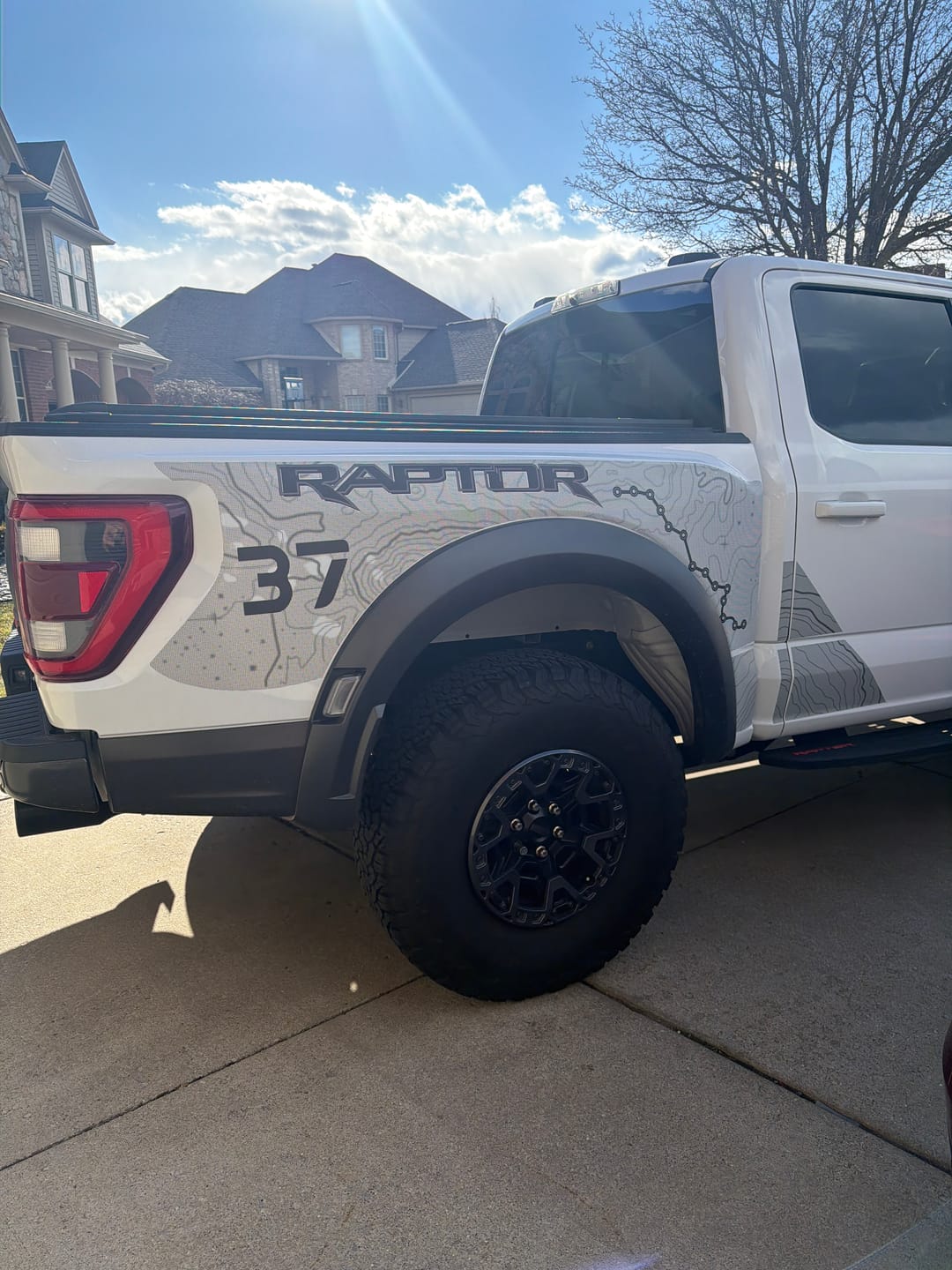 Customer photo review of 2023 F-150 Raptor Baja 37 Full Body Decals Fits 21-24