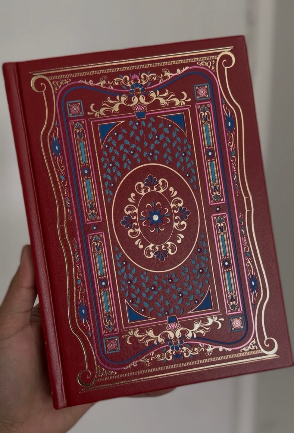 Customer photo review of Literati Journal - Crimson Red