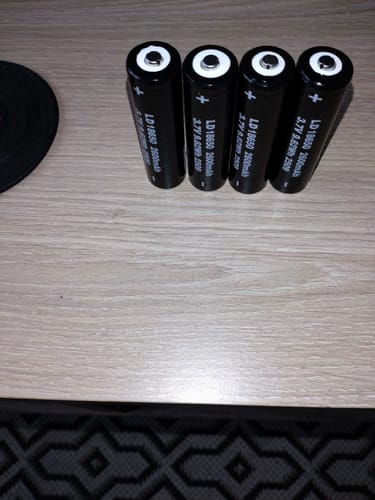 Customer photo review of M1 18650 Battery (4-Pack)