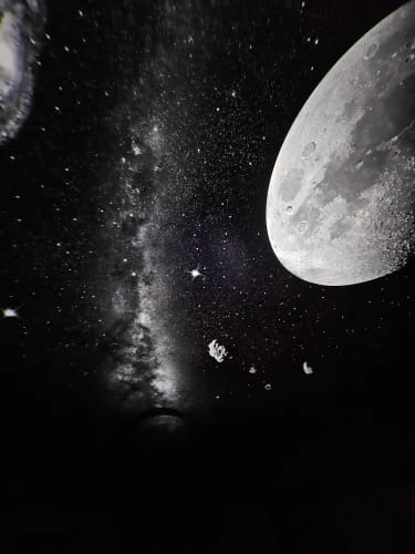 Customer photo review of Galaxy Projector 2.0 – The Ultimate Night Sky Experience