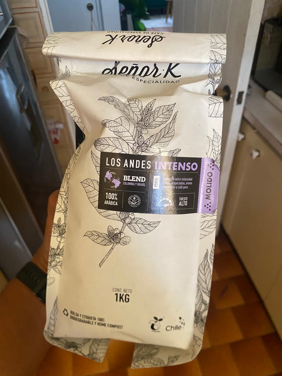 Customer photo review of Blend Los Andes Intenso Bolsa 1 KG | MOLIDO