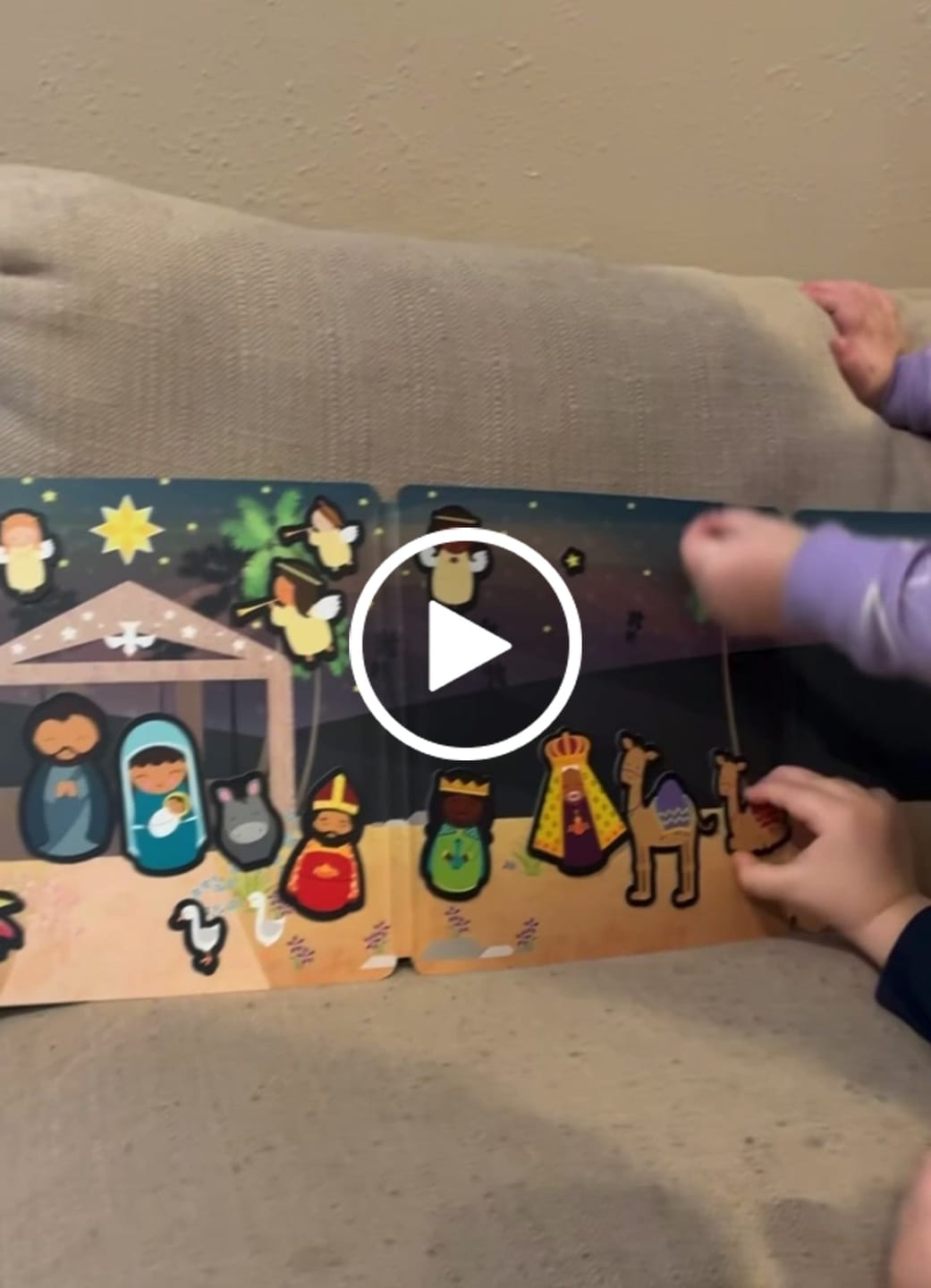 Customer video review of The Christmas Nativity - Magnetic Playscene
