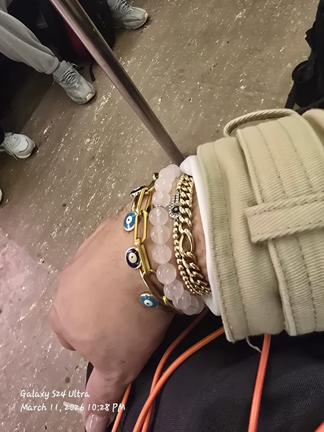 Customer photo review of Rose Quartz Bracelet