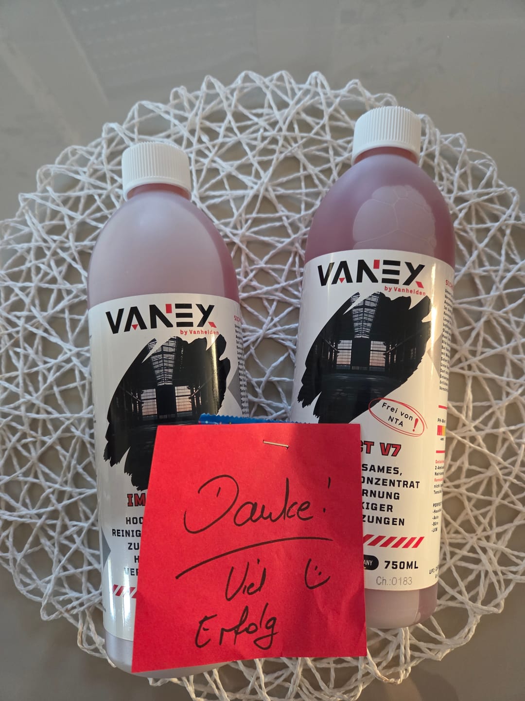 Customer photo review of VANEX - IMPACT V7 750ml