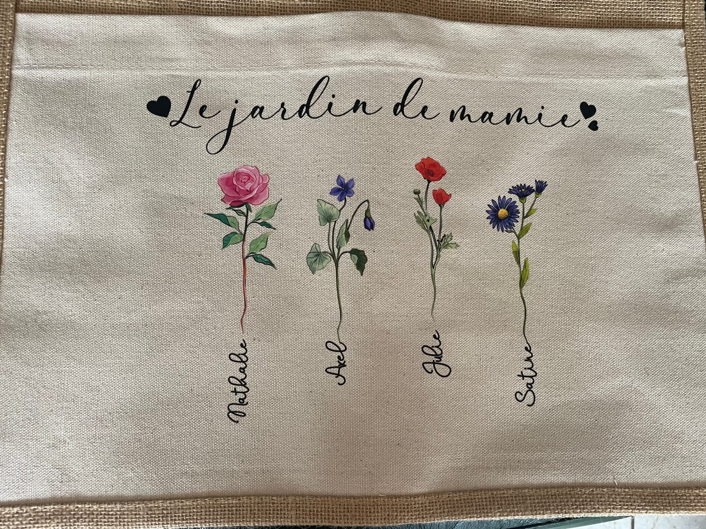 Customer photo review of Le jardin de mamie - Grands-parents-Sac