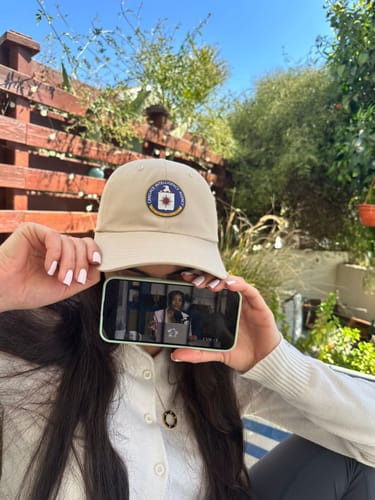 Customer photo review of Candace Intelligence Agency Hat