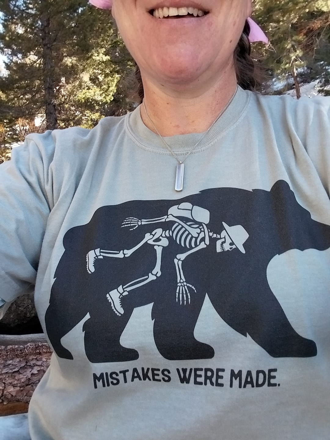 Customer photo review of Mistakes Were Made - Vintage Wash Tee