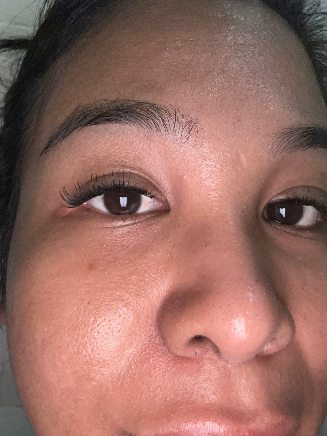 Customer photo review of Infinaluxe Customisable Lash Extensions (4 rows)