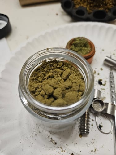 Customer photo review of Cartel Kush | THCA Kief