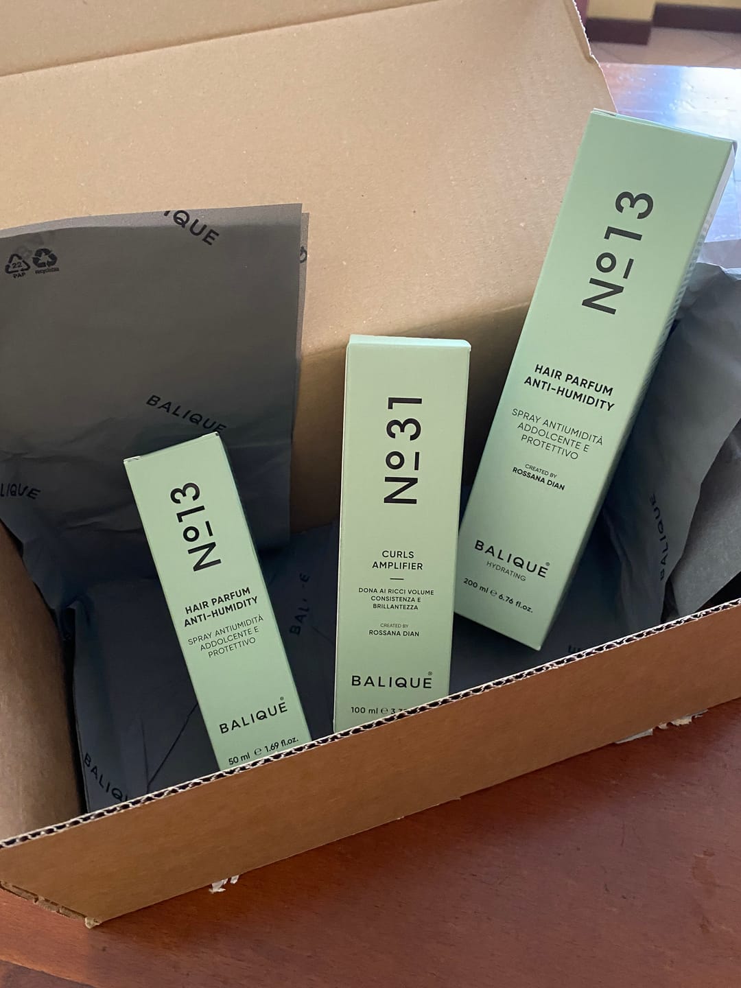 Customer photo review of N°13 - HAIR PARFUM ANTI HUMIDITY