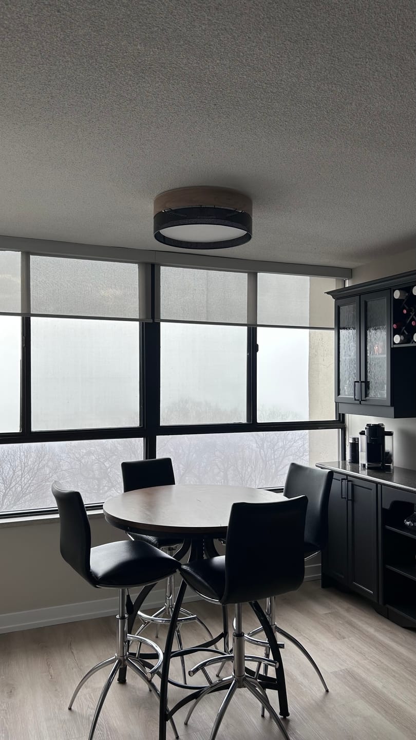 Customer photo review of NICOL Scandinavian Flush Mount Ceiling Light Fixture for Kitchen, Hallway & Bedroom – Modern Minimalist Lighting