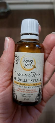 Customer photo review of Organic Raw Propolis Extract